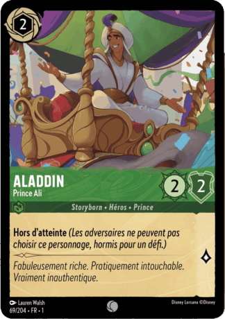 Aladdin - Prince Ali 69/204 - Lorcana S1 FR
