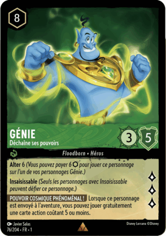Génie - Déchaîne ses pouvoirs 76/204 - Lorcana S1 FR
