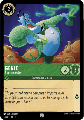 Génie - À votre service 77/204 - Lorcana S1 FR