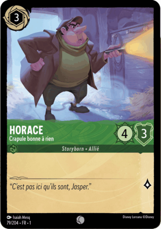 Horace - Crapule bonne à rien 79/204 - Lorcana S1 FR