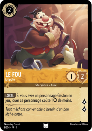 Le Fou - Empoté 8/204 - Lorcana S1 FR