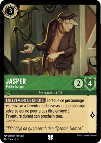 Jasper - Petite frappe 81/204 - Lorcana S1 FR