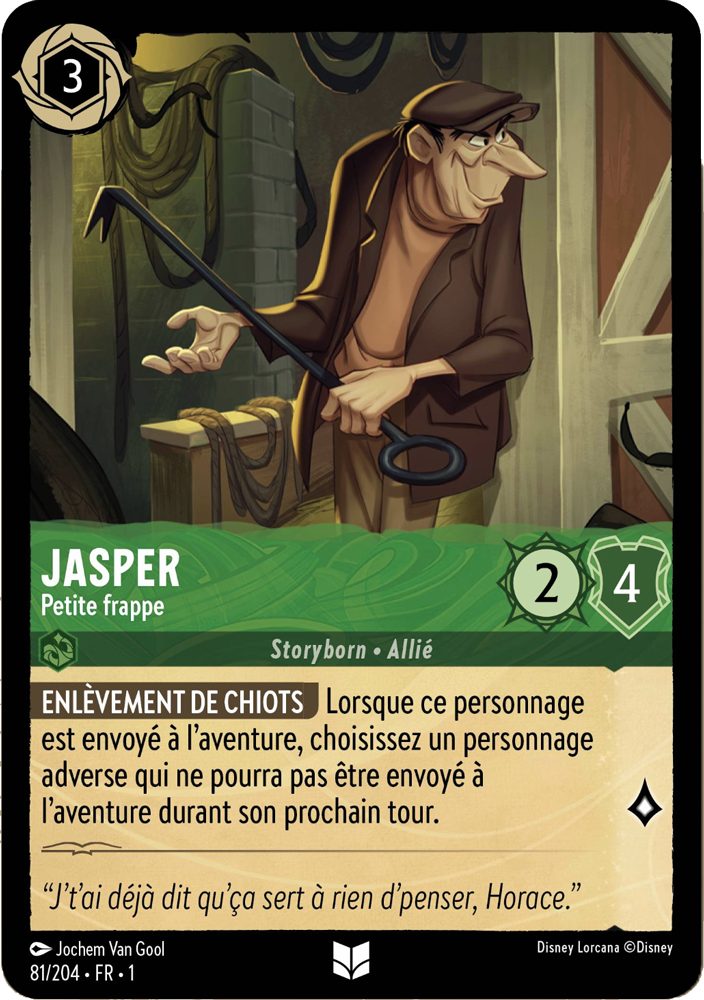 Jasper - Petite frappe 81/204 - Lorcana S1 FR