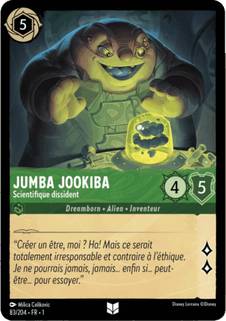 Jumba Jookiba - Scientifique dissident 83/204 - Lorcana S1 FR