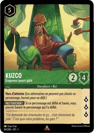 Kuzco - Empereur pourri gâté 84/204 - Lorcana S1 FR