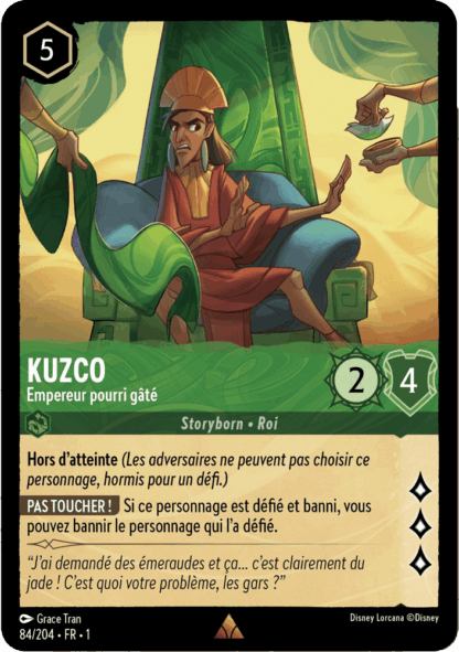 Kuzco - Empereur pourri gâté 84/204 - Lorcana S1 FR