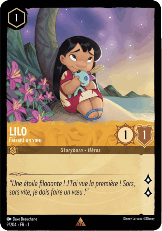 Lilo - Fait un voeu 9/204 - Lorcana S1 FR