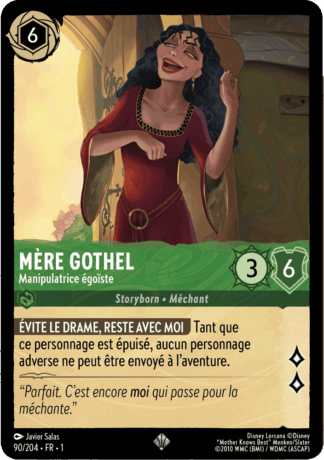 Mère de Gothel - Manipulatrice égoïste 90/204 - Lorcana S1 FR