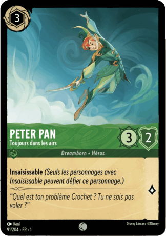 Peter Pan - Toujours dans les airs 91/204 - Lorcana S1 FR