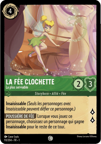 Peter Pan - La plus serviable 93/204 - Lorcana S1 FR