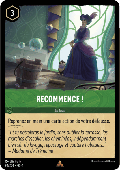 Recommence ! 94/204 - Lorcana S1 FR