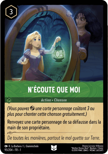 Nécoute que moi 95/204 - Lorcana S1 FR