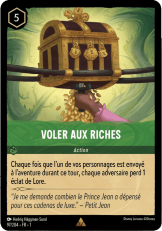 Voler aux riches 97/204 - Lorcana S1 FR
