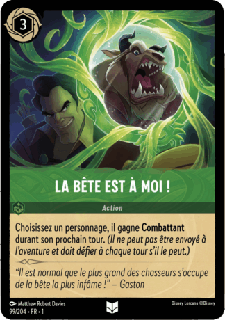 La bête est à moi ! 99/204 - Lorcana S1 FR