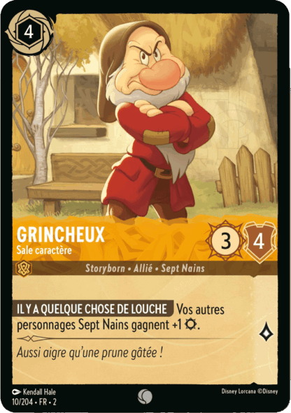 Grincheux - Mauvais caractères 10/204 - Lorcana S2 FR
