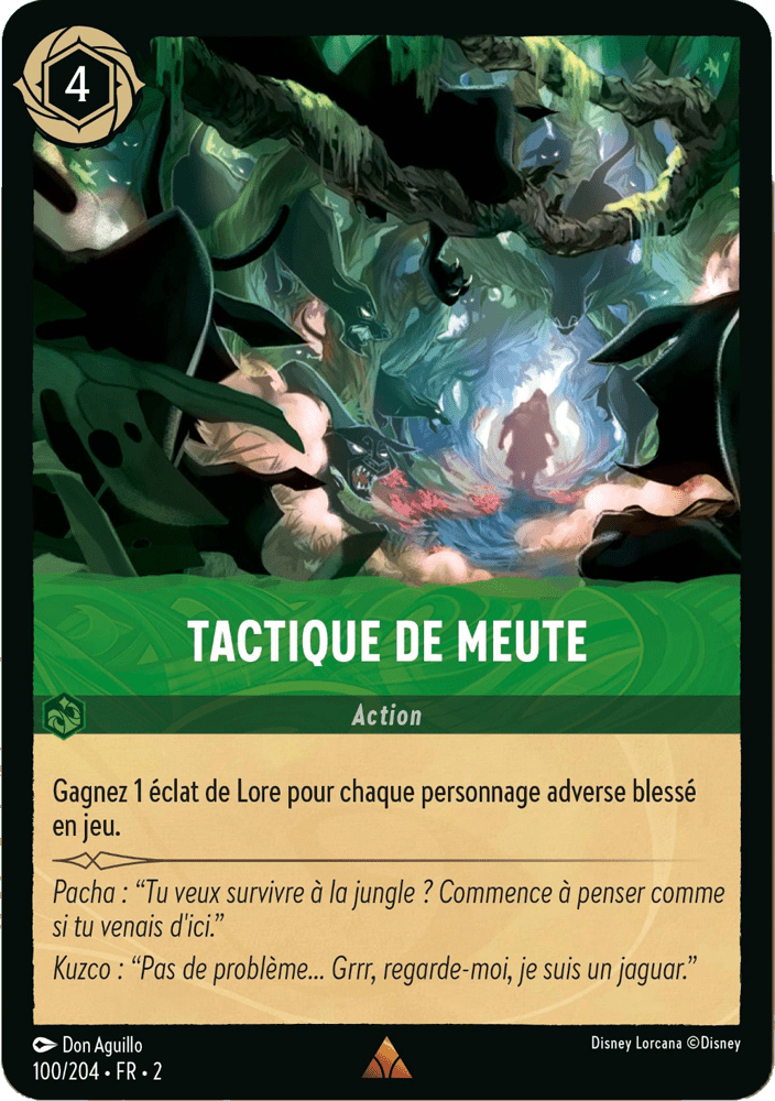 Gardes cartes – Jeu complet 105/204 – Lorcana S2 FR –