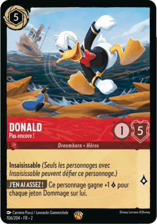 Donald - Pas encore ! 106/204 - Lorcana S2 FR