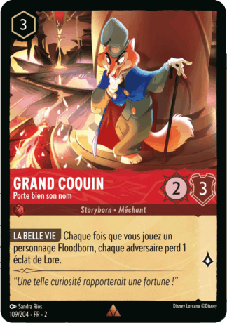 Grand Coquin - Porte bien son nom 109/204 - Lorcana S2 FR