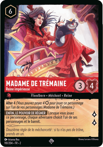 Madame de Trémaine - Reine impérieuse 110/204 - Lorcana S2 FR