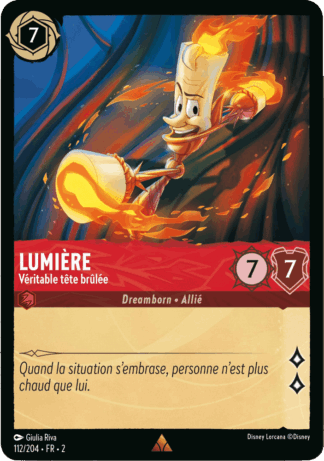Lumière - Véritable tête brûlée 112/204 - Lorcana S2 FR