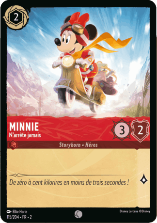 Minnie Mouse - Narrête jamais 115/204 - Lorcana S2 FR