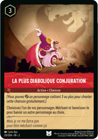 La plus diabolique conjuration 131/204 - Lorcana S2 FR