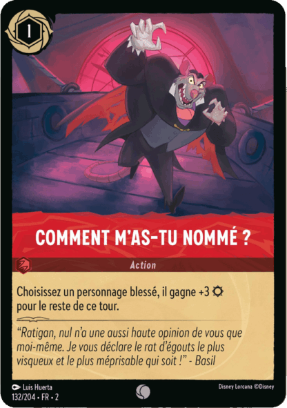 Comment mas-tu nommé ? 132/204 - Lorcana S2 FR