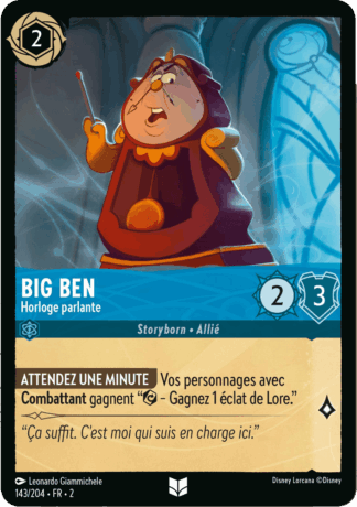 Big Ben - Horloge parlante 143/204 - Lorcana S2 FR