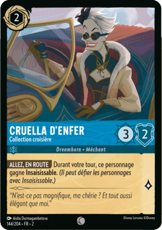 Cruella denfer - Collection croisière 144/204 - Lorcana S2 FR