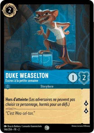 Duke Weaselton - Escroc à la petite semaine 146/204 - Lorcana S2 FR
