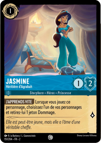 Jasmine - Héritière dAgrabah 151/204 - Lorcana S2 FR