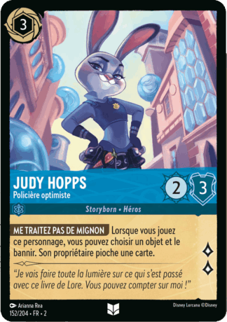 Judy Hopps - Policière optimiste 152/204 - Lorcana S2 FR