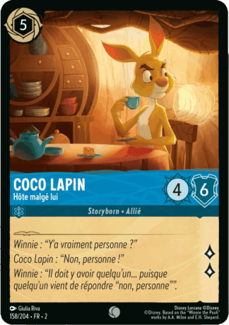Coco Lapin - Hôte malgré lui 158/204 - Lorcana S2 FR