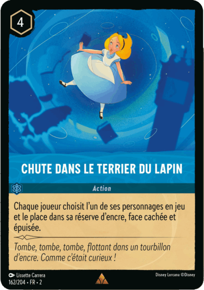 Chute dans le terrier du lapin 162/204 - Lorcana S2 FR
