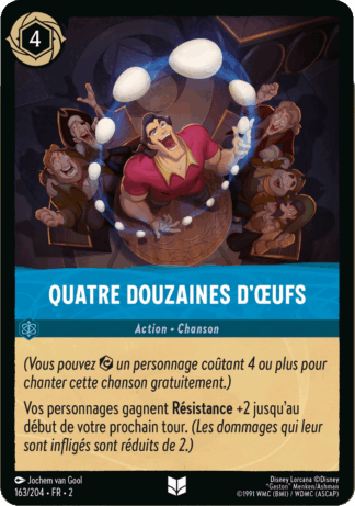 Quatre Douzaine doeufs 163/204 - Lorcana S2 FR