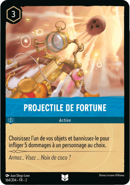 Projectile de Fortune 164/204 - Lorcana S2 FR