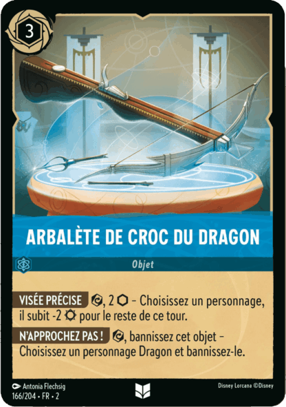 Arbalète de croc du dragon 166/204 - Lorcana S2 FR