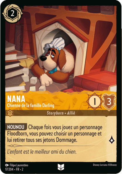 Nana - Chienne de la famille Darling 17/204 - Lorcana S2 FR