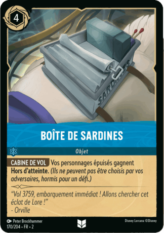 Boite de sardines 170/204 - Lorcana S2 FR