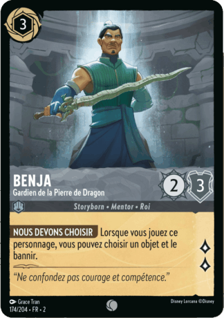 Benja - Gardien de la Pierre de Dragon 174/204 - Lorcana S2 FR
