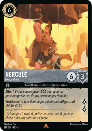 Hercule - Héros divin 181/204 - Lorcana S2 FR