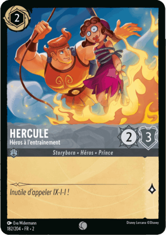 Hercule - Héros à lentrainement 182/204 - Lorcana S2 FR