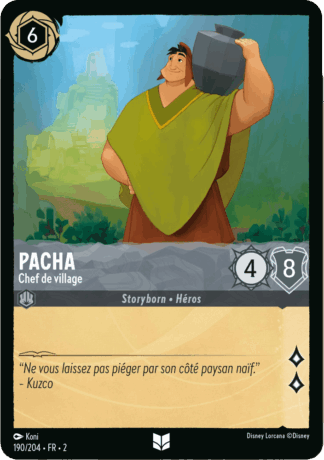 Pacha - Chef. devillage 190/204 - Lorcana S2 FR