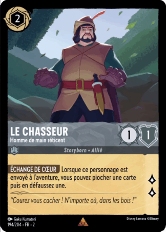 Le Chasseur - Homme de main réticent 194/204 - Lorcana S2 FR