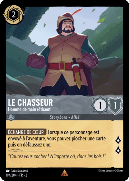 Le Chasseur - Homme de main réticent 194/204 - Lorcana S2 FR