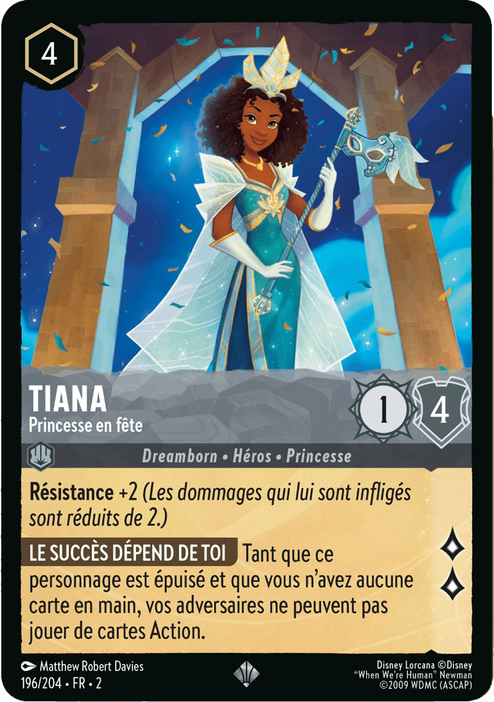 Tiana - Princesse en fête 196/204 - Lorcana S2 FR