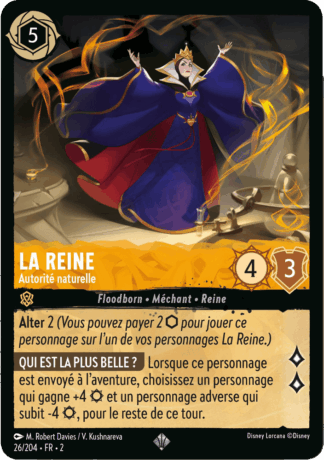 La Reine - Autorité naturelle 26/204 - Lorcana S2 FR