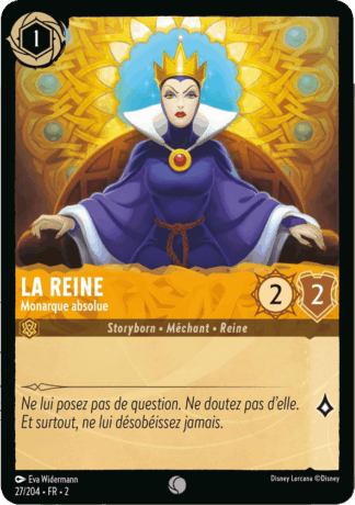 La Reine - Monarque absolue 27/204 - Lorcana S2 FR