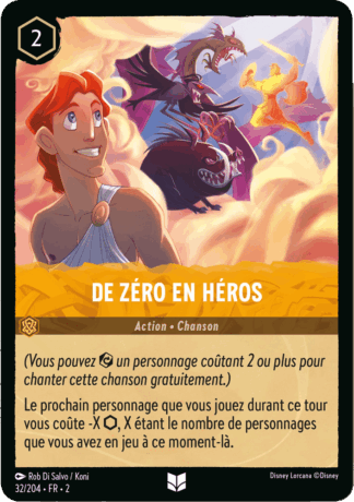 De zéro en héros 32/204 - Lorcana S2 FR