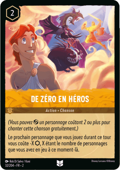 De zéro en héros 32/204 - Lorcana S2 FR